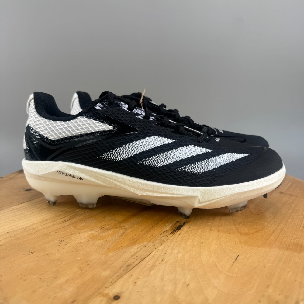 Adidas Adizero Electric TPU Men's Size 11 Black White Baseball Cleats IH3466 NEW